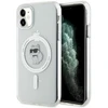 Karl Lagerfeld KLHMN61HFCCNOT Apple iPhone 11/ Xr skaidrus kietas dėklas IML Choupette MagSafe