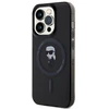 Karl Lagerfeld KLHMP14LHFCKNOK Apple iPhone 14 Pro 6.1″ juodos spalvos kietas dėklas IML Ikonik MagSafe