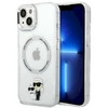 Karl Lagerfeld KLHMP14MHNKCIT Apple iPhone 14 Plus/ 15 Plus 6,7″ kietas dėklas skaidrus Iconic Karl&Choupett