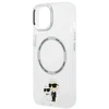 Karl Lagerfeld KLHMP14MHNKCIT Apple iPhone 14 Plus/ 15 Plus 6,7″ kietas dėklas skaidrus Iconic Karl&Choupett