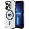 Karl Lagerfeld KLHMP15LHCHNOTK Apple iPhone 15 Pro 6.1″ skaidrus kietas dėklas IML Choupette`s Head MagSafe