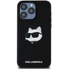 Karl Lagerfeld KLHMP15LSCHPPLK Apple iPhone 15 Pro 6.1″ juodos spalvos kietas dėklas Silicone Choupette Head MagSa