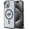 Apple iPhone 15 Plus Karl Lagerfeld dėklas IML Choupette`s Head MagSafe (KLHMP15MHCHNOTK) skaidrus