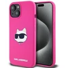 Karl Lagerfeld KLHMP15MSCHPPLF Apple iPhone 15 Plus / 14 Plus 6.7″ fuschia kietas dėklas Silicone Choupet