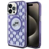 Dėklas Karl Lagerfeld KLHMP15XHMCKMHU Apple iPhone 15 Pro Max 6.7″ violetinės spalvos IML Monogram Karl&Choupette He