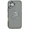 Karl Lagerfeld KLHMP16MHLSKCK Apple iPhone 16 Plus 6.7″ juodos spalvos kietas dėklas IML Metal Karl&Choupette Head