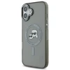 Karl Lagerfeld KLHMP16MHLSKCK Apple iPhone 16 Plus 6.7″ juodos spalvos kietas dėklas IML Metal Karl&Choupette Head