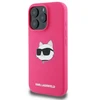 Karl Lagerfeld silikoninis Choupette Head Print MagSafe iPhone 16 Pro Max - dėklas telefonui Fuchsia