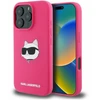 Karl Lagerfeld silikoninis Choupette Head Print MagSafe iPhone 16 Pro Max - dėklas telefonui Fuchsia