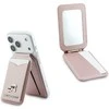 Dėklas Karl Lagerfeld Mirror MagSafe Cardslot Stand Rožinė