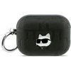 Dėklas Karl Lagerfeld Monogram Choupette Head Case for AirPods Pro 3 - Juodas