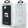Dėklas Karl Lagerfeld Monogram Karl Head Pin iPhone 16e Case - Juodas
