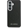 Dėklas Karl Lagerfeld Perforated KL MagSafe Samsung Galaxy S26 juodos spalvos