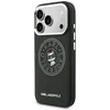 „Karl Lagerfeld Point & Choupette Sketch MagSafe“ dėklas, skirtas „iPhone 17 Pro“ – Juodas