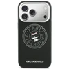 „Karl Lagerfeld Point & Choupette Sketch MagSafe“ dėklas, skirtas „iPhone 17 Pro“ – Juodas
