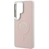 Karl Lagerfeld PU RSG Logo Magnetic dėklas skirtas Samsung Galaxy S26 Ultra rožinės spalvos