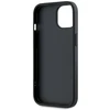 Dėklas Karl Lagerfeld Saffiano Athleisure Stripes Cord iPhone 15 raudonas