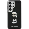 Dėklas Karl Lagerfeld Saffiano Double Heads Metal Samsung Galaxy S26 Ultra juodos spalvos