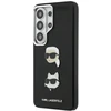 Dėklas Karl Lagerfeld Saffiano Double Heads Metal Samsung Galaxy S26 Ultra juodos spalvos