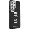 Dėklas Karl Lagerfeld Saffiano Double Heads Metal Samsung Galaxy S26 Ultra juodos spalvos