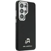 Karl Lagerfeld Grained PU Leather K&CH Heads Magnetic dėklas Samsung Galaxy S26 Ultra juodos spalvos
