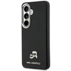 Karl Lagerfeld Grained PU Leather K&CH Heads Magnetic dėklas skirtas Samsung Galaxy S26 juodos spalvos
