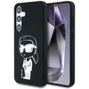 Dėklas Karl Lagerfeld Silicone Graffiti Ikonik Printed Logo MagSafe Samsung Galaxy S25 juodos spalvos