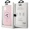 Dėklas Karl Lagerfeld Silicone Karl&Choupette MagSafe iPhone 11 Case - Rožinė