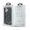 Karl Lagerfeld Zebra With Cord Apple iPhone 16 Plus Case - dėklas telefonui violetinės spalvos