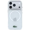 Lacoste IML šerkšno lako logotipo MagSafe dėklas iPhone 18 Pro Max / 17 Pro Max / permatomas