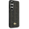 „Lacoste“ PVC mišinio monogramos auksinis magnetinis dėklas, skirtas „Samsung Galaxy S26+“ / ruda