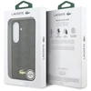 „Lacoste“ PVC mišinio monogramos auksinis magnetinis dėklas, skirtas „Samsung Galaxy S26+“ / ruda