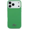 Lacoste Iconic Petit Pique Metal Logo MagSafe dėklas skirtas Apple iPhone 17 Pro Max žalios spalvos