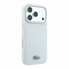 Lacoste PVC Iconic Petit Pique Metal Logo MagSafe dėklas skirtas iPhone 18 Pro Max Light Pilkas