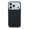 Lacoste PVC Petit Pique Semi Wrap Embossed MagSafe Dėklas skirtas iPhone 18 Pro Max juodos spalvos