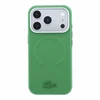 Lacoste PVC Petit Pique Semi Wrap Embossed MagSafe Dėklas skirtas iPhone 18 Pro Max Estragon
