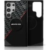 Mercedes Dėklas AMG Double Layer Rhombs MagSafe Samsung Galaxy S25 Ultra juodos spalvos/red