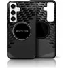 Dėklas Mercedes Cas AMG Transparent Rhombs MagSafe skirta Samsung Galaxy S25 juodas