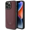 Mercedes MEHCP15LARMRE Apple iPhone 15 Pro 6.1" dėklas telefonui raudonos spalvos Leather Urban Bengale
