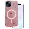 Dėklas Mocco Cherry Mag Back Case for Apple iPhone 15