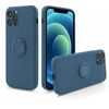 Dėklas Mocco Pastel Ring Silicone Back Case for Samsung Galaxy S22 5G Mėlyna