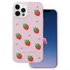 Dėklas Mocco Strawberry Back Case for Apple iPhone 12 / 12 Pro