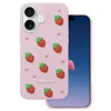 Dėklas Mocco Strawberry Back Case for Apple iPhone 16 / 17