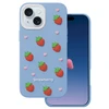 Dėklas Mocco Strawberry Back Case for Apple iPhone 13 / 14 / 15