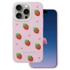 Dėklas Mocco Strawberry Back Case for Apple iPhone 14 Pro / 15 Pro