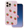 Dėklas Mocco Strawberry Back Case for Apple iPhone 16 Pro