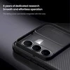 Dėklas Nillkin CamShield PRO Hard Case skirtas Samsung Galaxy A37 skaidrus juodos spalvos