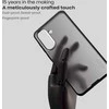 Nillkin Super Frosted PRO Back dėklas skirtas Samsung Galaxy A37 skaidrus juodos spalvos