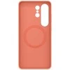 Dėklas Samsung EF-ES948COE Silicone Magnet Cover for Samsung Galaxy S26 Ultra / Coral Raudona
