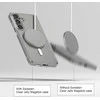 SWISSTEN skaidrus želė MagStick metalinis dėklas, skirtas Samsung Galaxy S26 5G, skaidrus